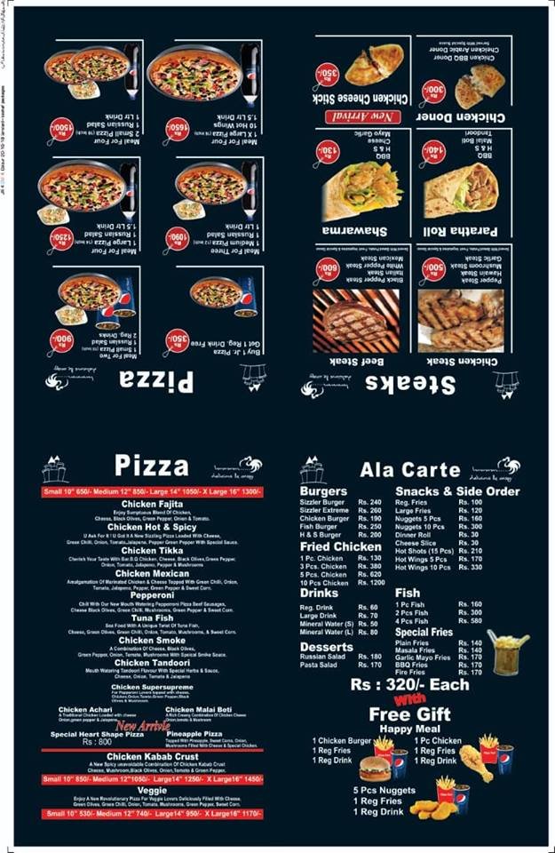 PIZZA FORT Menu - Food Pakistan