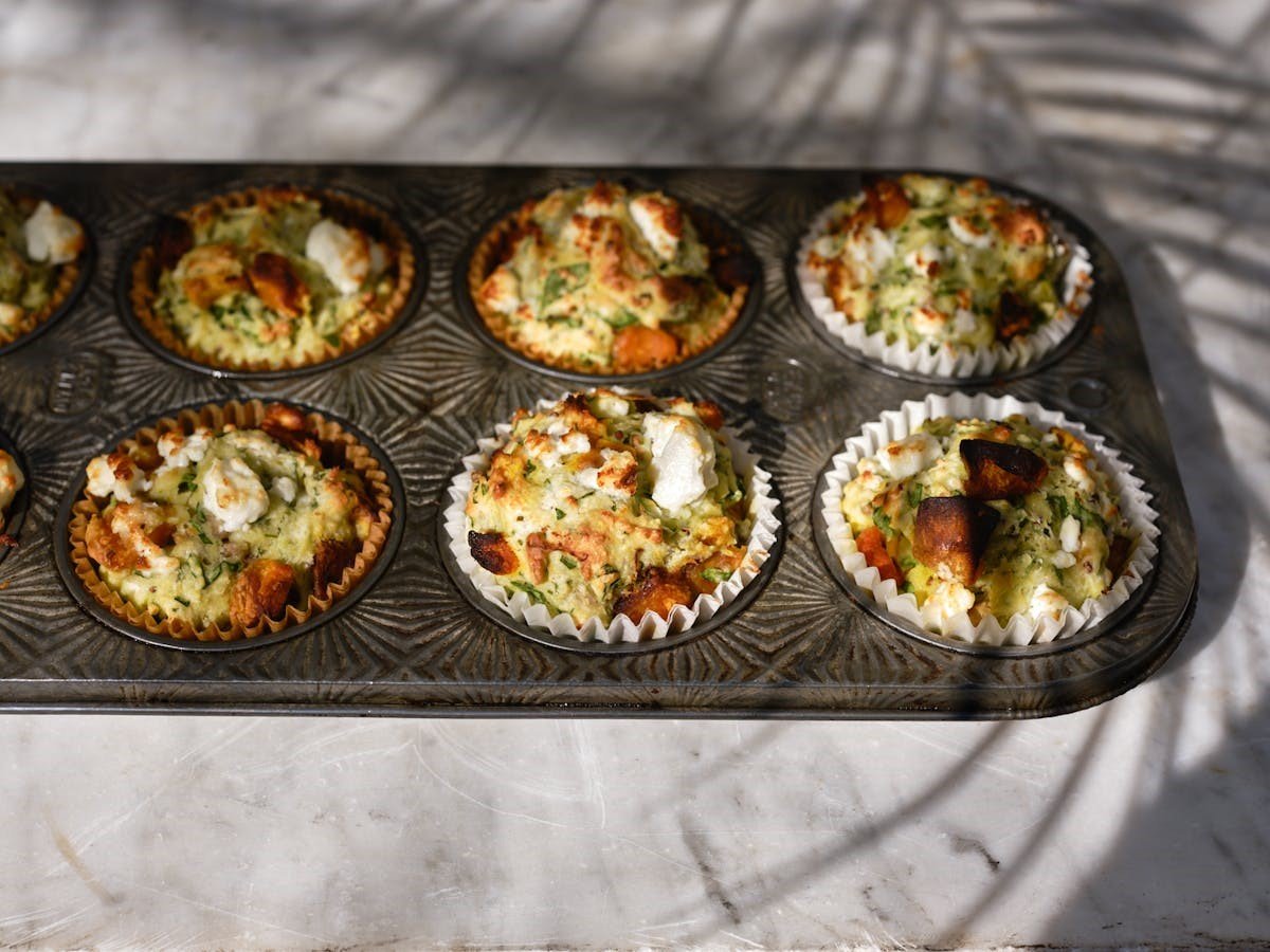 Flavorful Twist Seeded Pumpkin and Feta Muffins