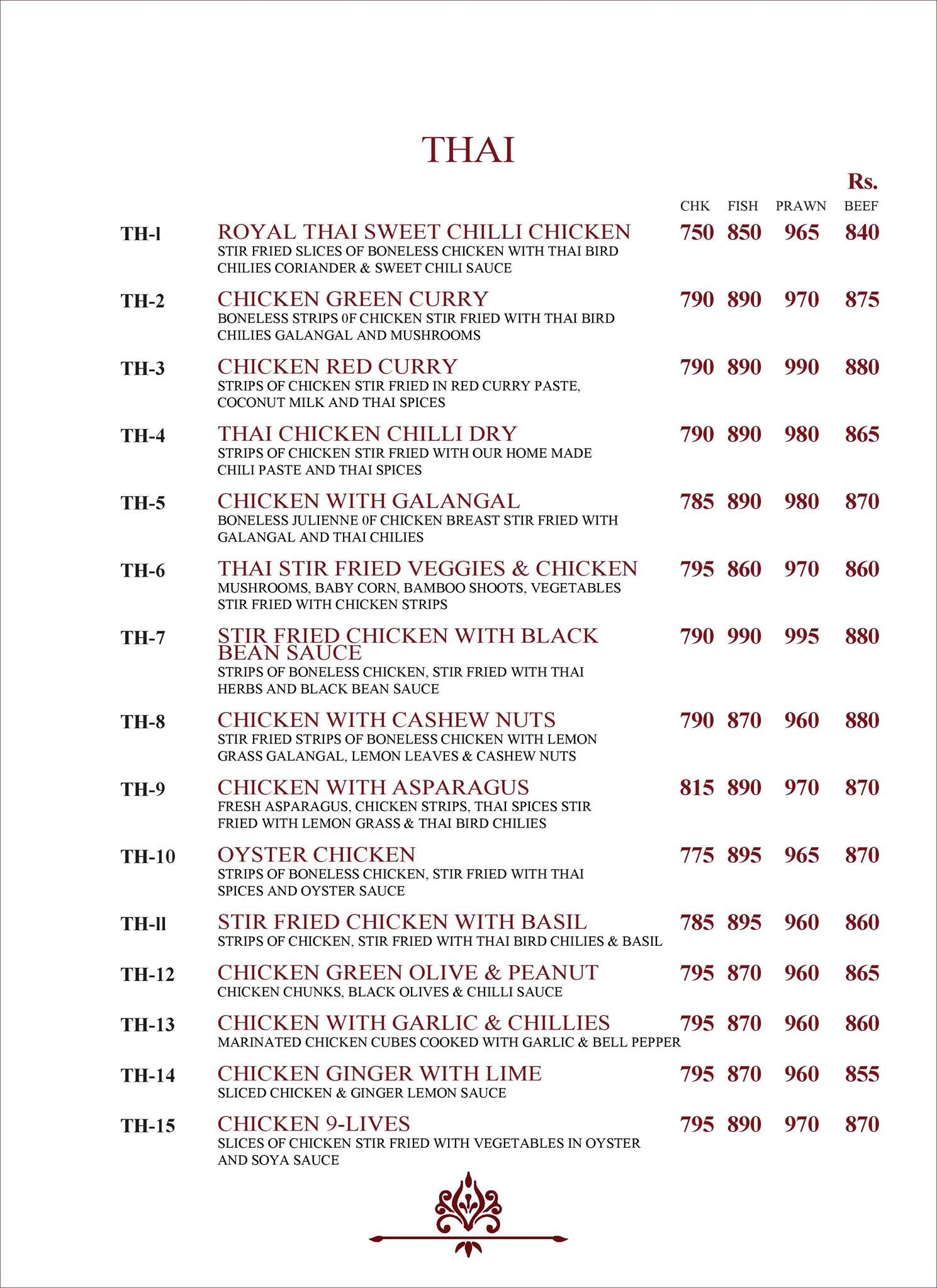 Mei Kong menu page 2
