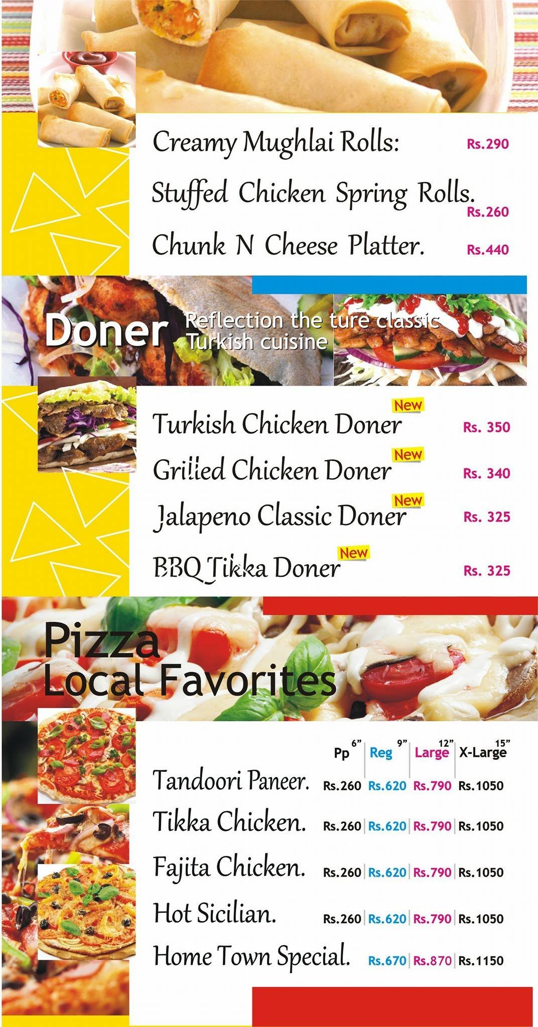 Chunk n Cheese menu page 4