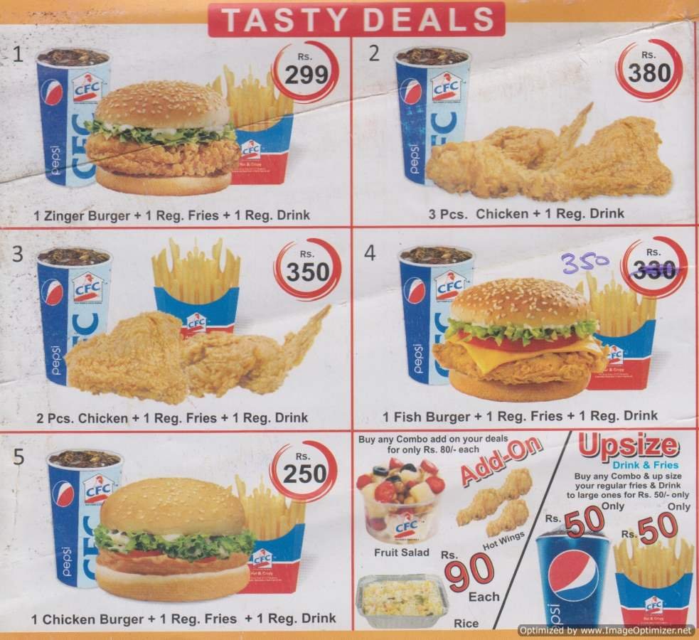 CFC menu page 2