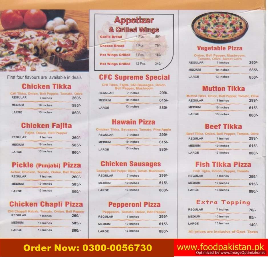 CFC menu page 6