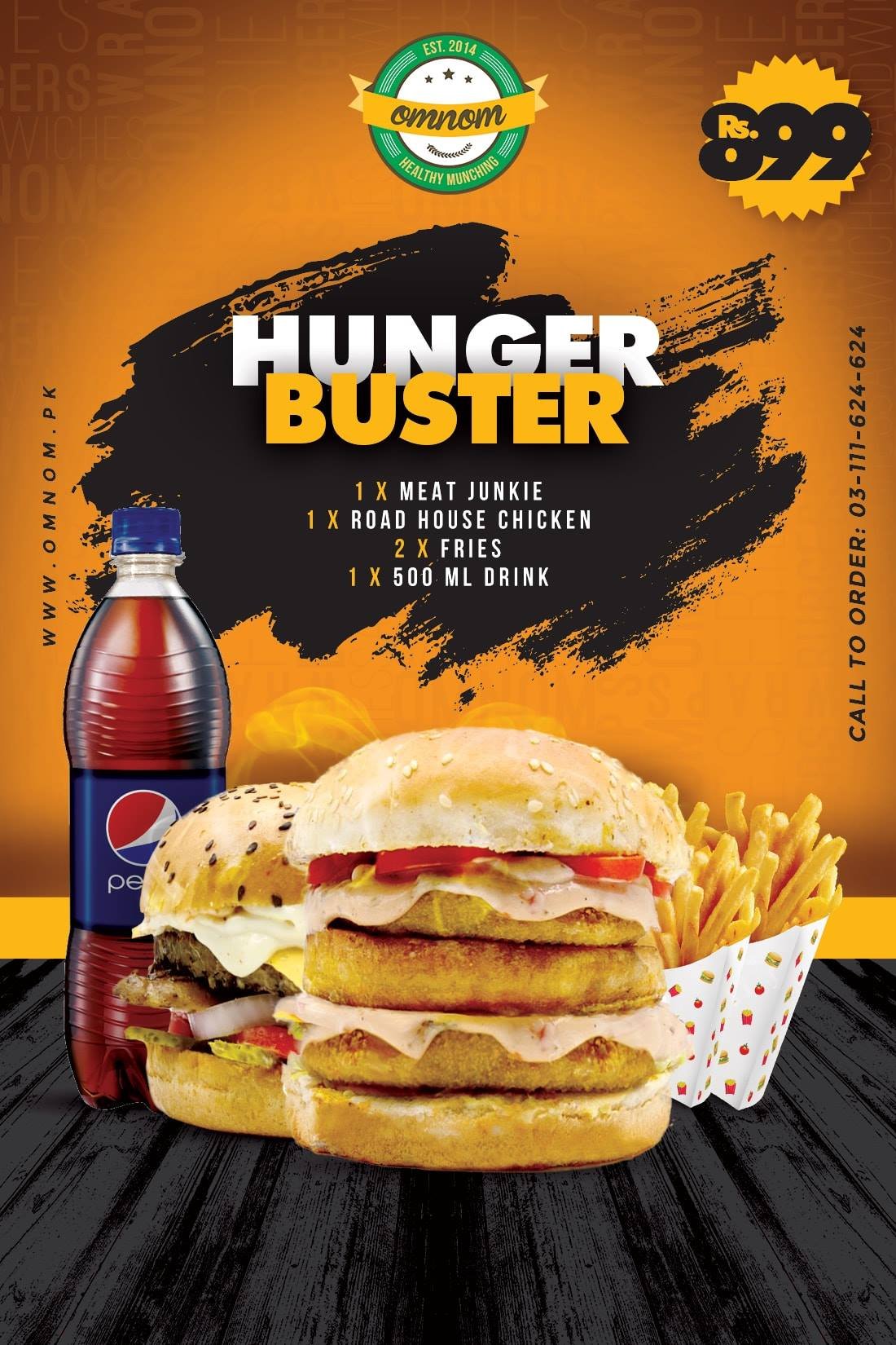 Omnom - Burgers & Grill menu page 6
