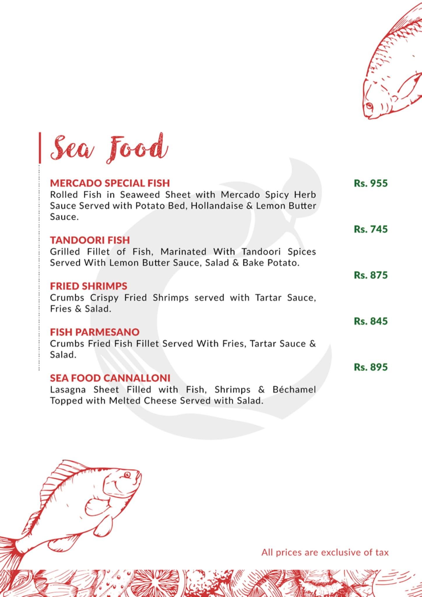 Mercado Cuisine menu page 4