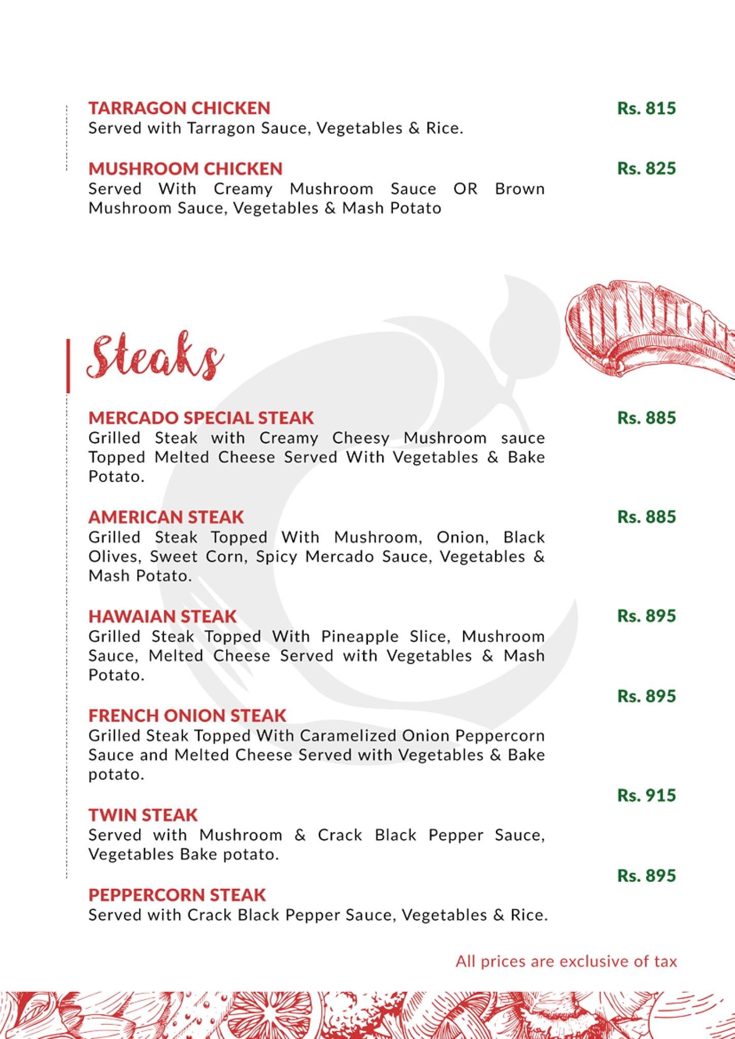Mercado Cuisine menu page 5