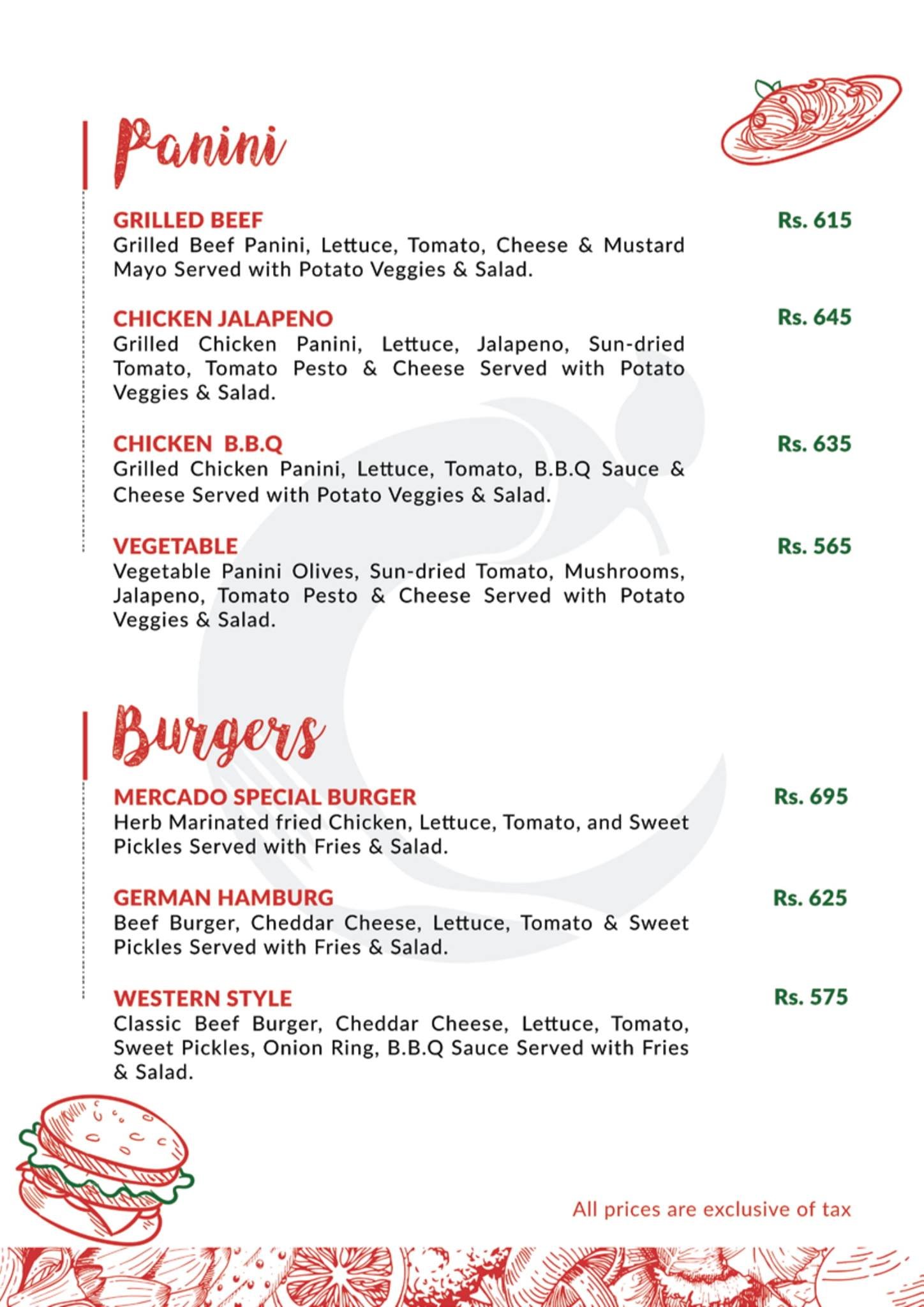 Mercado Cuisine menu page 6