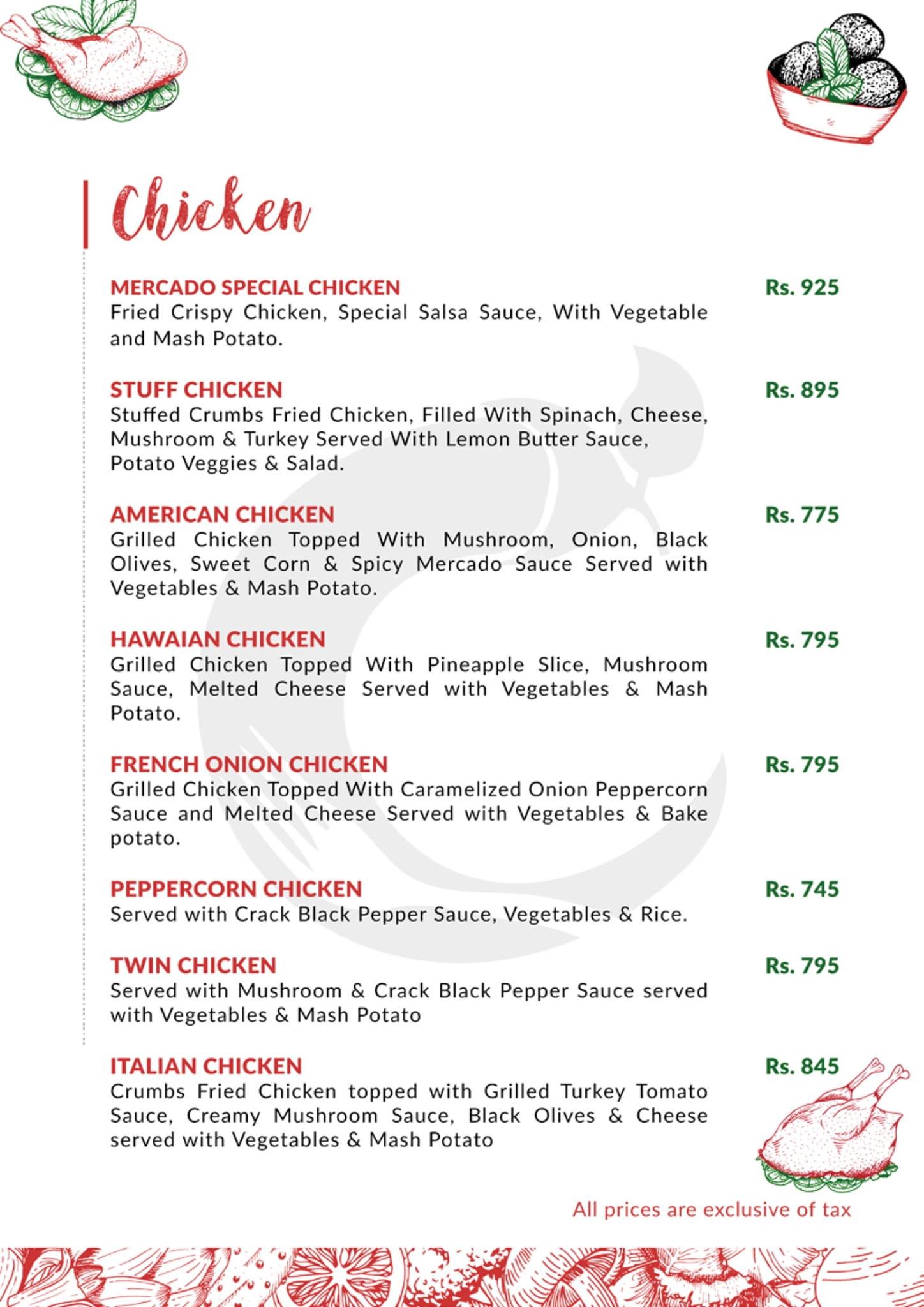 Mercado Cuisine menu page 8