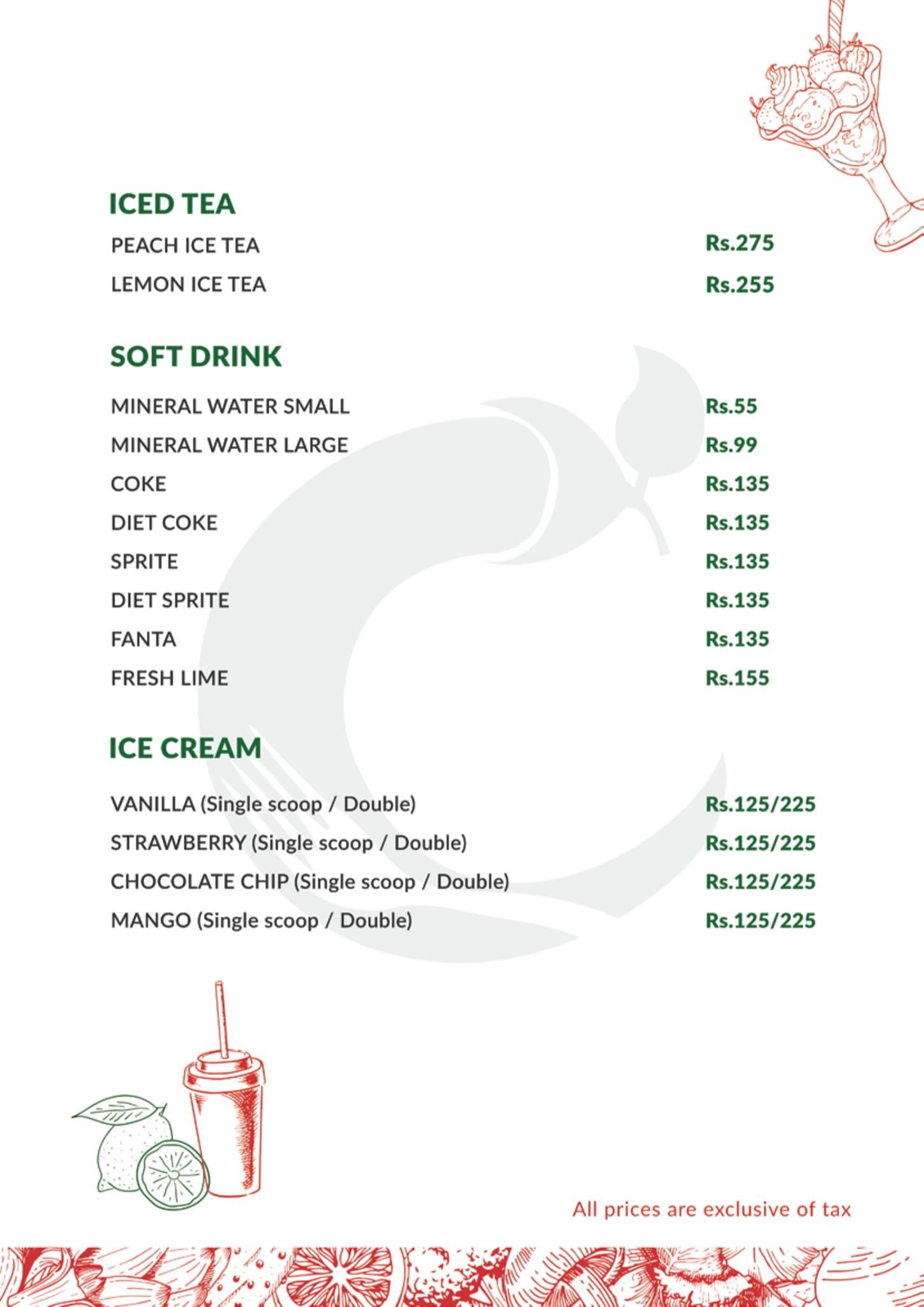 Mercado Cuisine menu page 9
