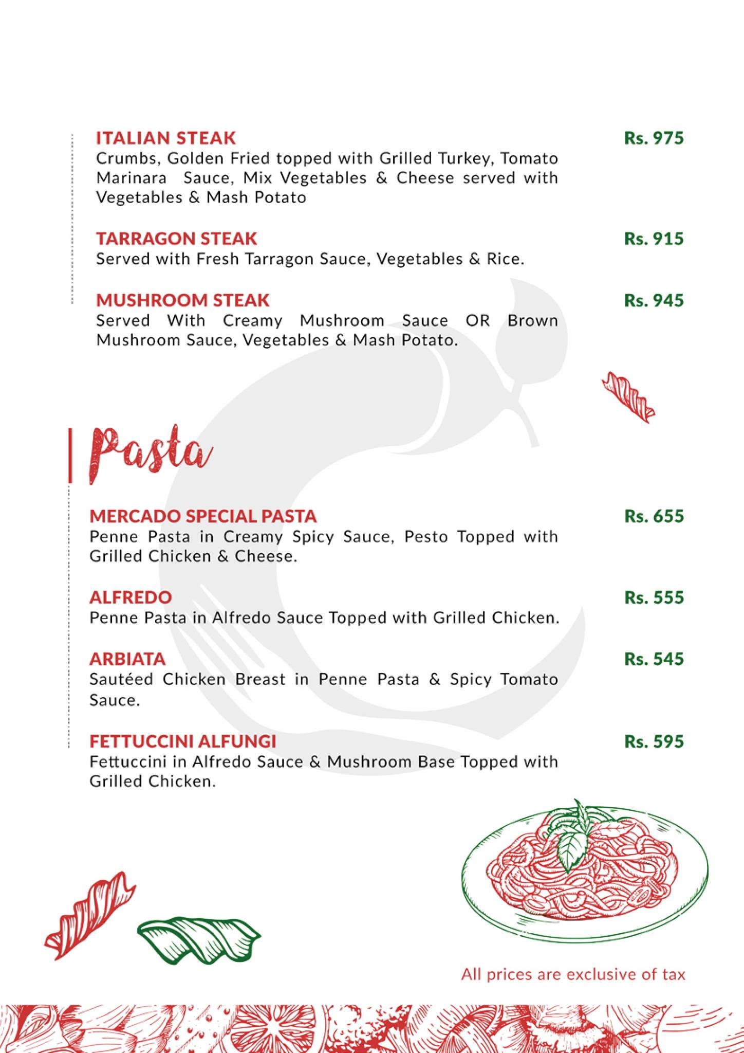 Mercado Cuisine menu page 10