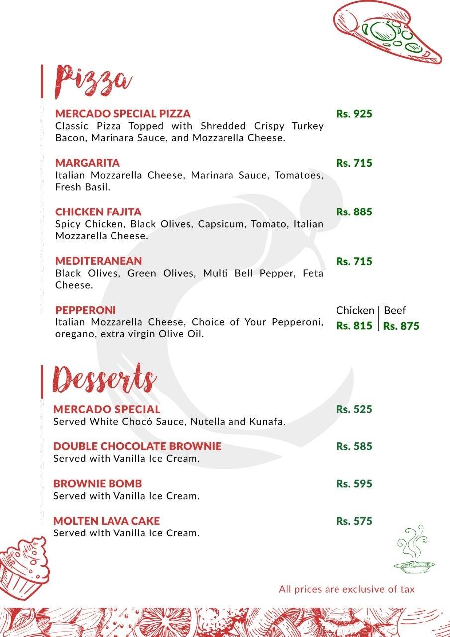 Mercado Cuisine menu page 11