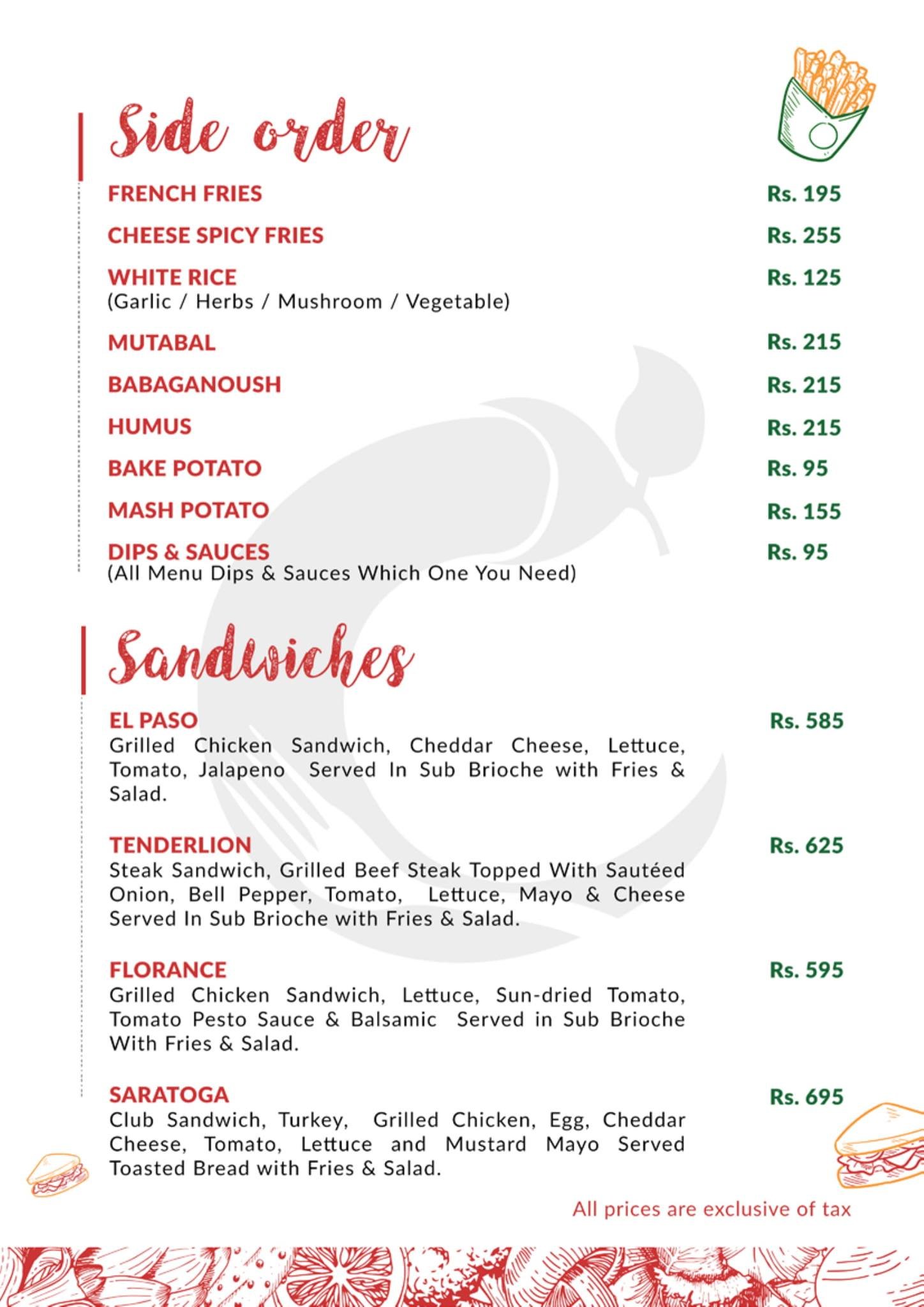 Mercado Cuisine menu page 12