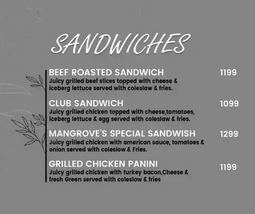 Mangroves - The ultimate cuisine menu page 2