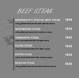 Mangroves - The ultimate cuisine menu page 5